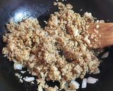 納豆とクルミの炒飯作り方2写真