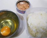 ごま油香る☆俺のずぼらツナチャーハン！作り方2写真