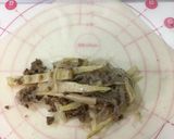 たけのことひき肉と春雨の春巻き（覚え書き作り方4写真