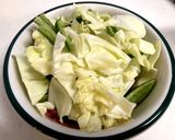牛肉とキャベツ、ピーマンの中華風☆レンジ作り方3写真