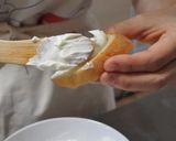 ヨーグルトチーズのブルスケッタ作り方3写真