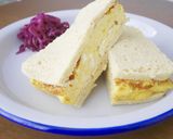 糖質オフ 分厚いふっくらタマゴサンド作り方5写真