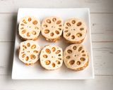 チーズカレーつくねれんこん挟み焼き作り方5写真