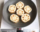 チーズカレーつくねれんこん挟み焼き作り方7写真