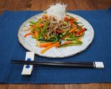 野菜たっぷりそばサラダ作り方4写真
