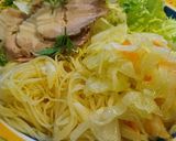 新玉葱人参セロリ♥️簡単酢で冷製パスタ作り方6写真