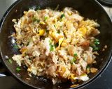 ふんわり玉子の豚キムチ炒飯作り方8写真