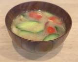 トマトのさっぱり味噌汁作り方8写真