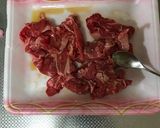 レンジで時短！牛肉と玉ねぎの炒め物♪作り方1写真