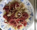 レンジで時短！牛肉と玉ねぎの炒め物♪作り方3写真