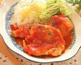 手羽先と丸ごと新玉ねぎのトマト煮作り方8写真