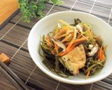 まぐろ出汁で　切り昆布とがんもどきの煮物作り方11写真