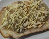 輪切り蒸し玉葱のｓｐｉｃｙ和トースト作り方3写真
