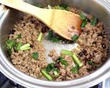 スタミナ増し挽肉野菜入り辛ラーメン作り方6写真