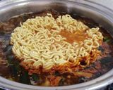 スタミナ増し挽肉野菜入り辛ラーメン作り方9写真