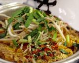 スタミナ増し挽肉野菜入り辛ラーメン作り方11写真