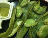 そら豆を抹茶昆布茶で作り方8写真
