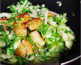 セロリと高野豆腐の中華炒め作り方8写真