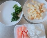 新じゃが新玉ねぎの海老グラタン作り方1写真