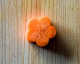 人参の飾り切り◎ねじり梅◎簡単♪作り方7写真