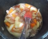野菜ジュースで時短＊洋風肉じゃが作り方5写真