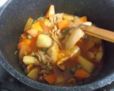 野菜ジュースで時短＊洋風肉じゃが作り方8写真
