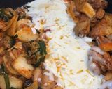 ハーフ&ハーフ♪チーズタッカルビ！作り方8写真