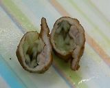豚肉のまいたけ＆ネギ巻き照り焼き。作り方6写真