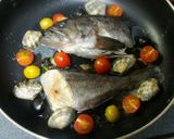 鯛や魚介をフライパンで本格アクアパッツァ作り方6写真