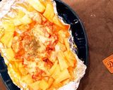 【ずぼらシリーズ】鶏肉のトマトホイル焼き作り方7写真