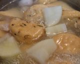 肉詰めの厚揚げ&がんもどきと大根の煮浸し作り方2写真