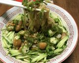 オクラとめかぶのネバトロ辛ラーメン作り方6写真