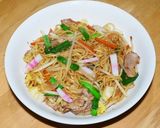 調味料2つ 本格中華の焼きそば作り方9写真