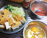 エビチリ風厚揚げのチリソース炒め作り方1写真