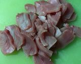 お弁当に！マグロ刺身の七味焼き作り方1写真