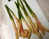 超簡単♪葉生姜の甘辛つくね焼き作り方1写真