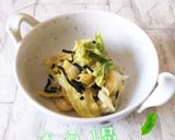 ヘルシー！鶏のササミと青紫の春巻き作り方4写真