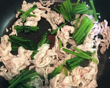 豚とほうれん草のゴマ味噌マヨ炒め作り方5写真