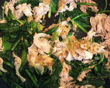 豚とほうれん草のゴマ味噌マヨ炒め作り方6写真