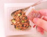 ごま油香る＊ねぎ塩昆布納豆♡作り方2写真