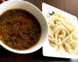 坦々つけうどん作り方6写真