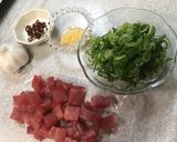 シェフ直伝!マグロの和風ペペロンチーニ作り方1写真