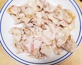 豚バラ肉とチンゲン菜と長ねぎ炒め作り方6写真
