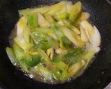豚バラ肉とチンゲン菜と長ねぎ炒め作り方9写真