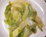 豚バラ肉とチンゲン菜と長ねぎ炒め作り方10写真