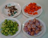 枝豆入り彩り鮮やか炒飯❤️作り方1写真