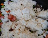 枝豆入り彩り鮮やか炒飯❤️作り方5写真