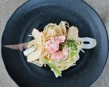 レンジで！たけのこの明太クリームパスタ作り方4写真