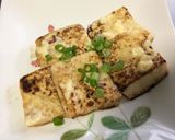 豆腐焼きめんつゆマヨ　豆腐だけ　お弁当作り方5写真