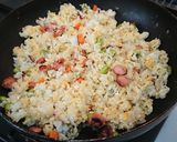 枝豆入り彩り鮮やか炒飯❤️作り方7写真